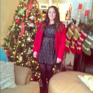 16 Women’s R&K Black/Cream A-Line Lace Dress